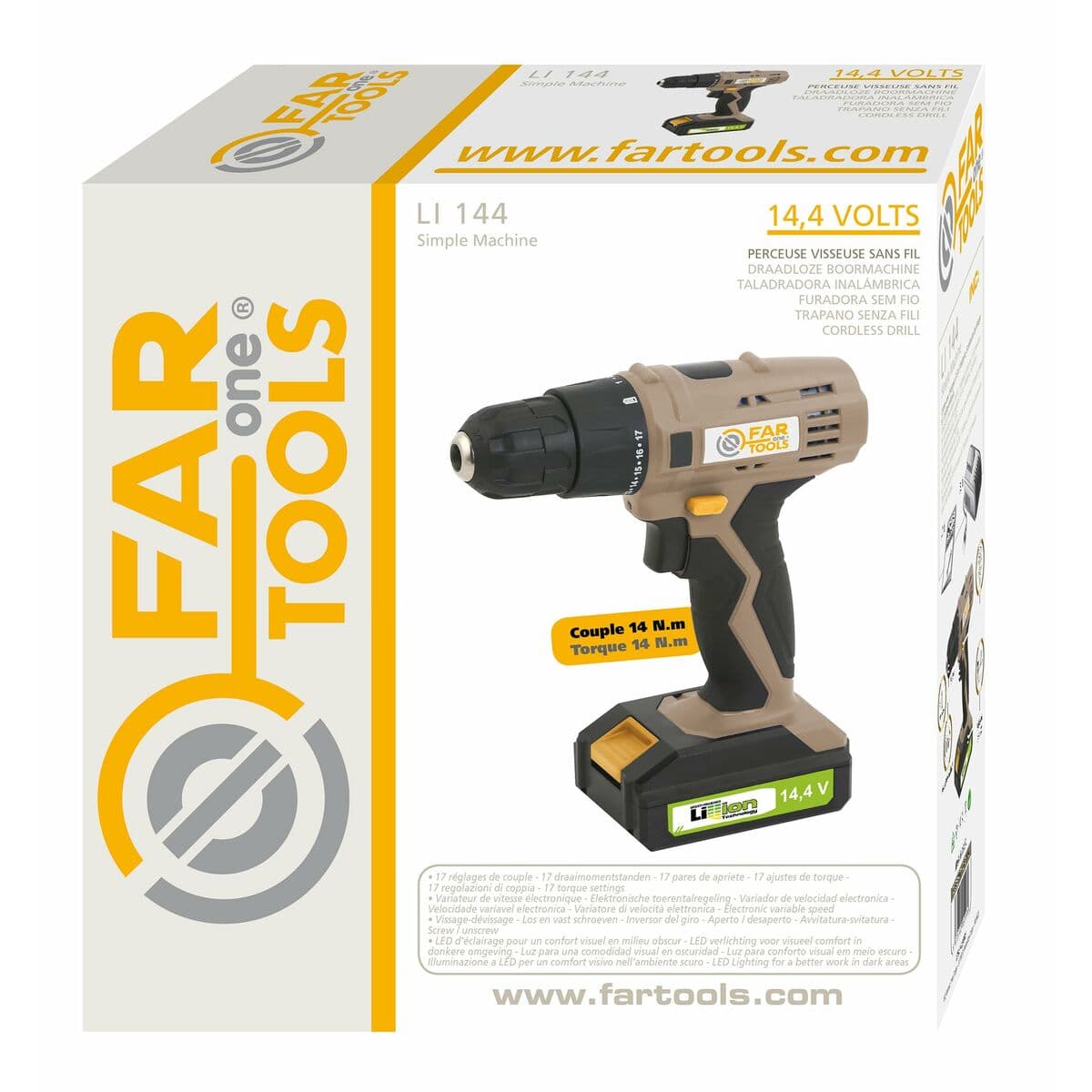 Electric screwdriver Fartools ONE Cordless Drill LI 144 - Image 4