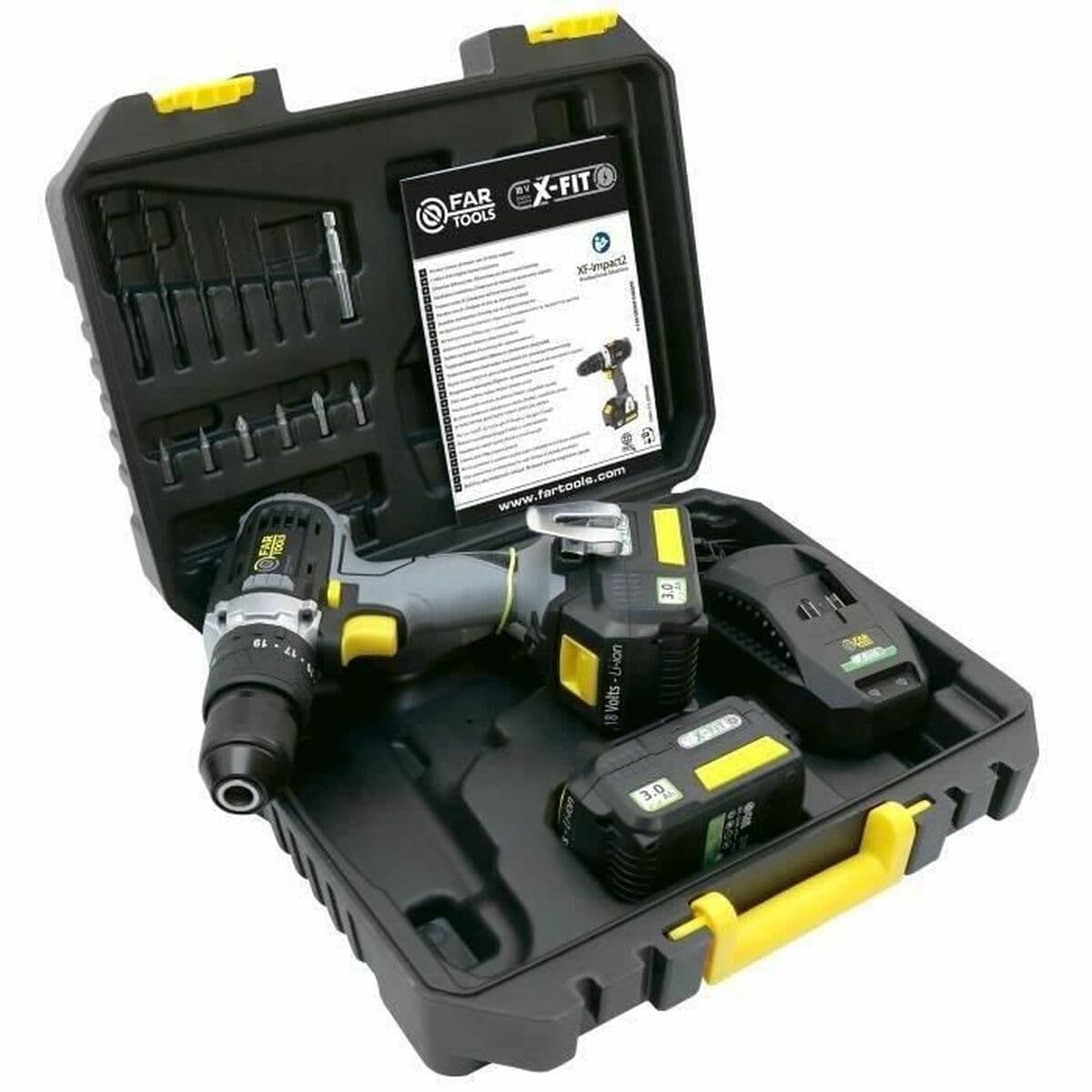 Drill and accessories set Fartools 18 V 40 Nm - Image 5