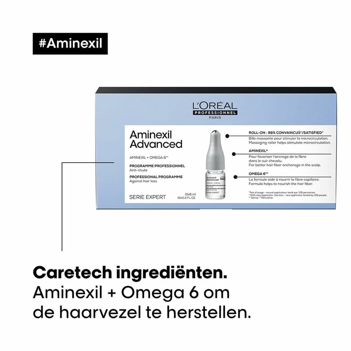 Ampoules antichute de cheveux L'Oreal Professionnel Paris AMINEXIL ADVANCED - Image 4