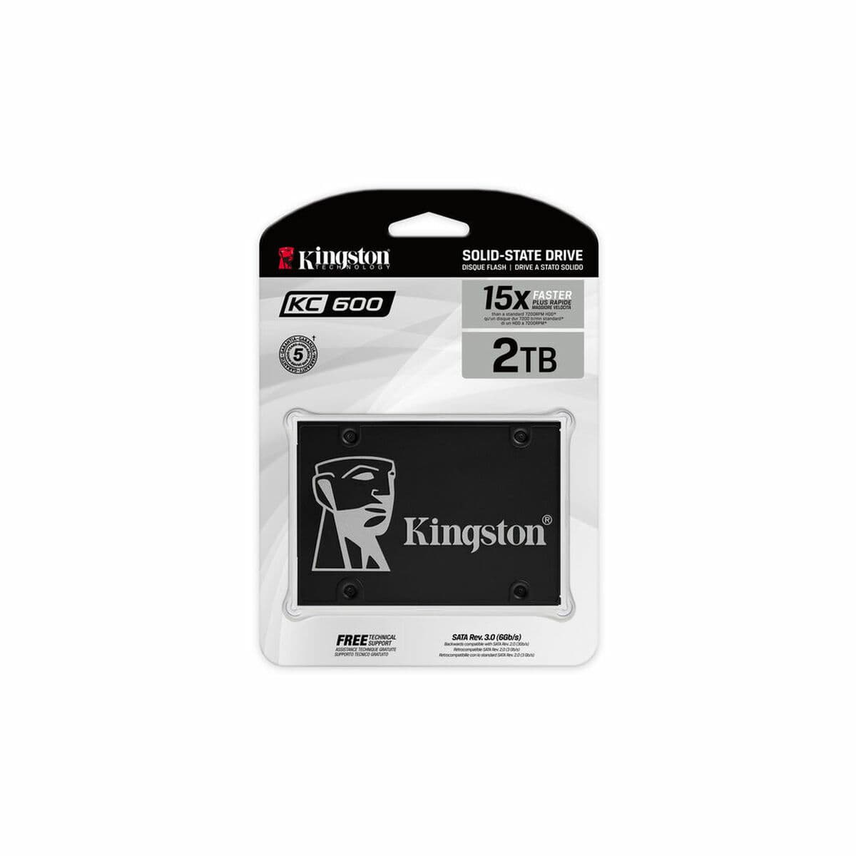 Hårddisk Kingston SKC600/2048G 2 TB 2 TB SSD - Image 3