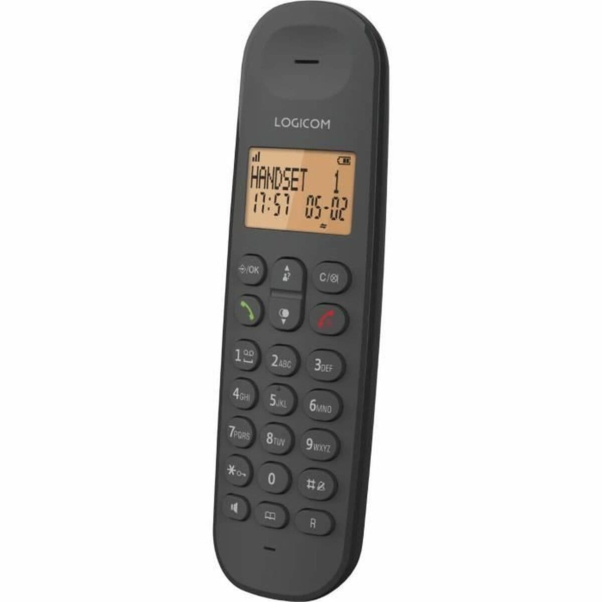 Festnetztelefon Logicom DECT ILOA 150 SOLO Schwarz - Image 3