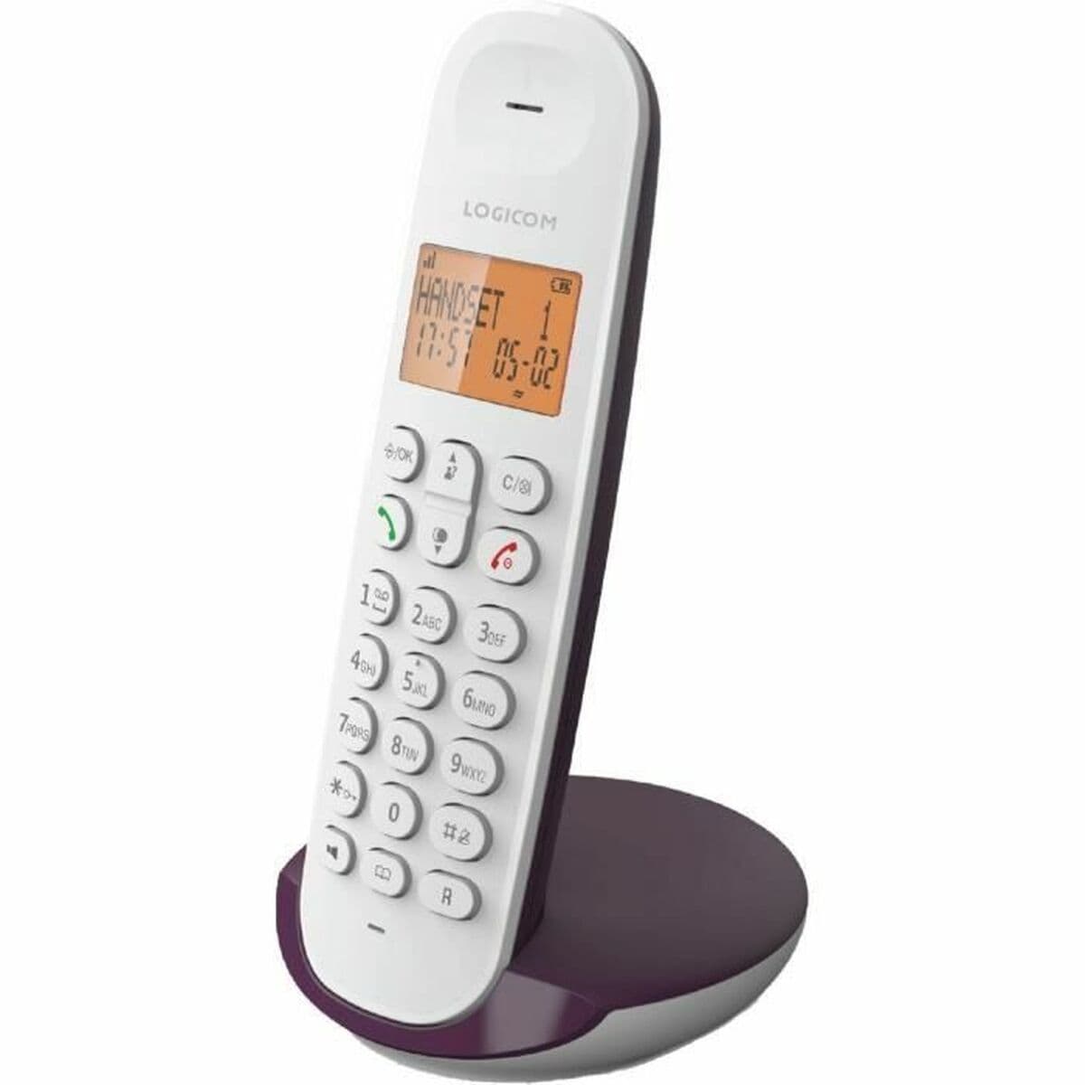 Telefon Stacjonarny Logicom DECT ILOA 150 SOLO Bakłażan - Image 2