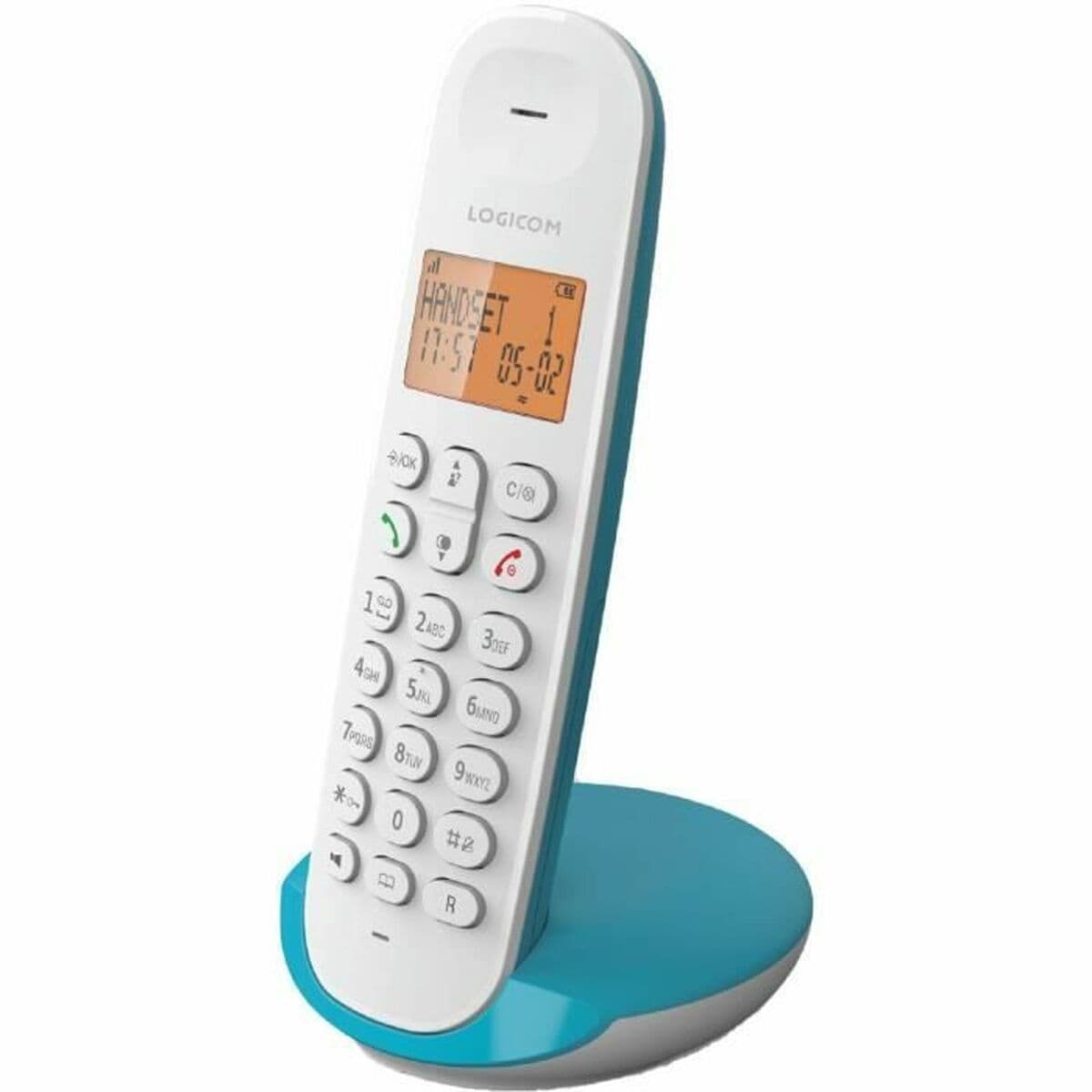 Teléfono Fijo Logicom DECT ILOA 150 SOLO Turquesa - Image 2