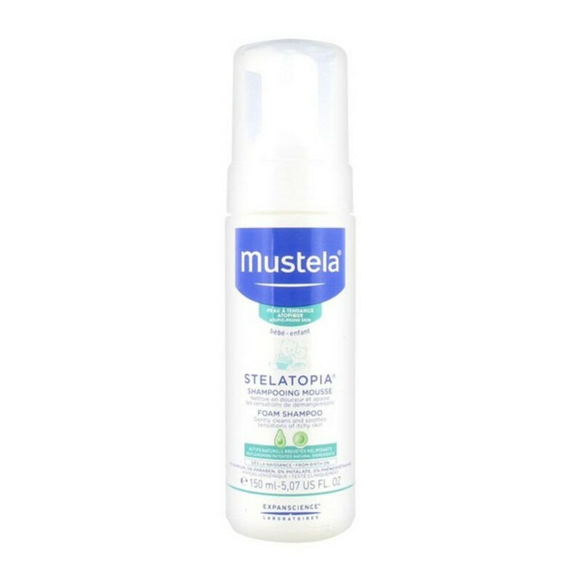 Sjampo Mustela 10013126 150 ml Skum