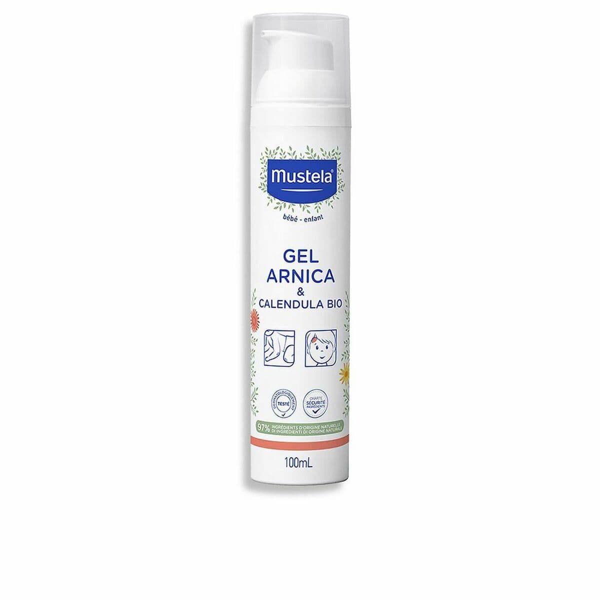 Kinder Feuchtigkeitslotion Mustela 1996022 100 ml Arnika Ringelblume