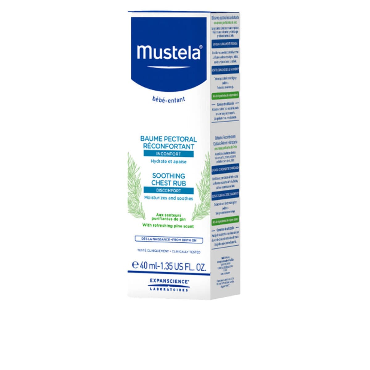Balsam do Klatki Piersiowej Mustela BEBÉ-NIÑO 40 ml