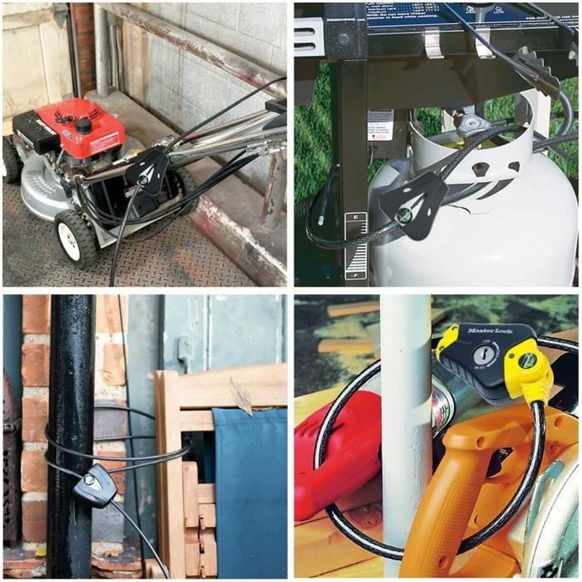 Piekaramā atslēga ar slēdzeni Master Lock Melns - Image 4