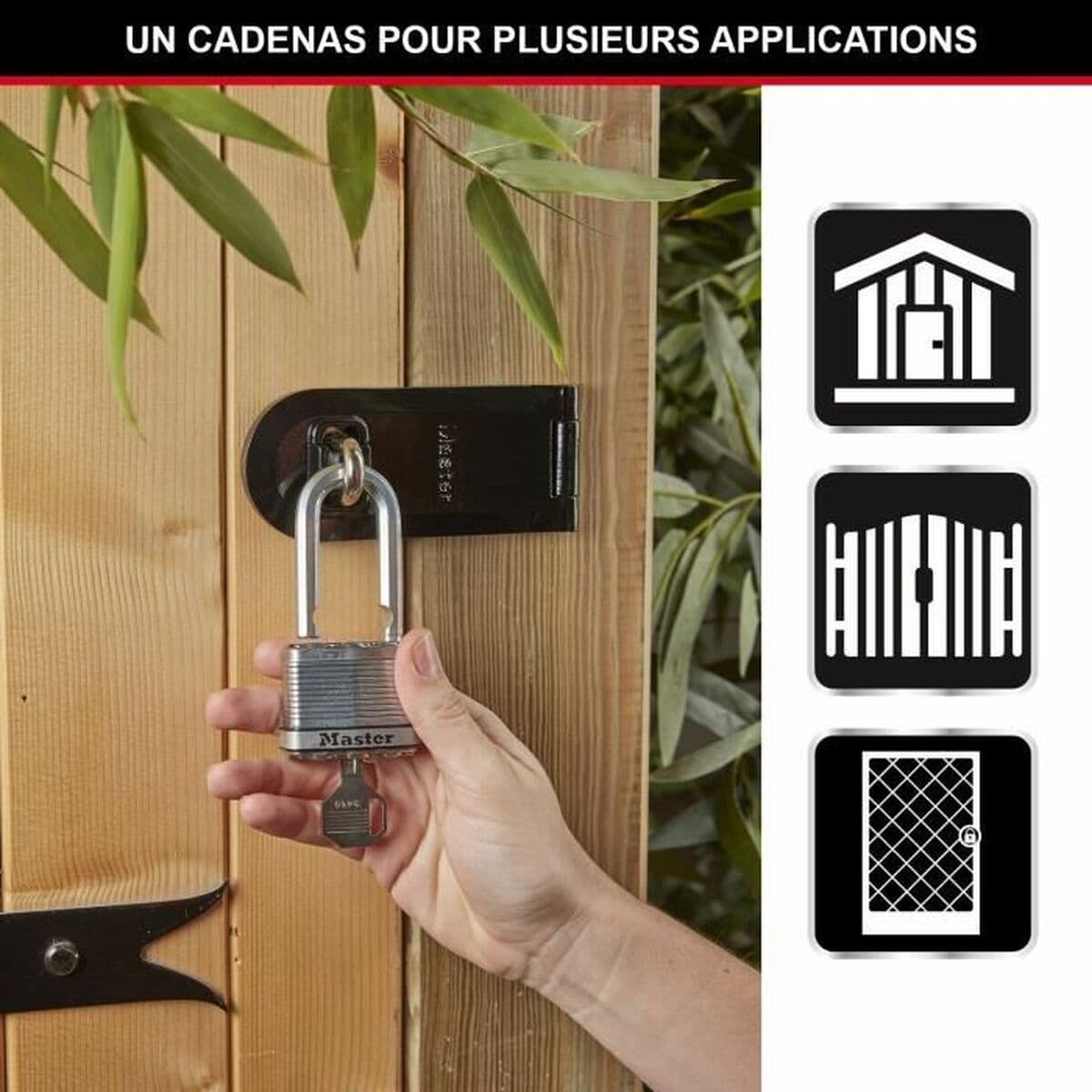 Candado de llave Master Lock (3 Unidades) - Image 2