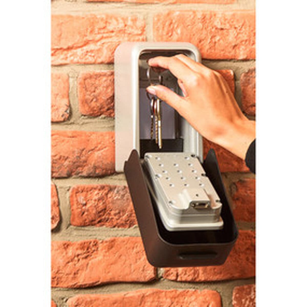 Caja fuerte Master Lock 5426EURD Llaves Gris Negro/Gris Metal/Plástico 17,3 x 13,3 x 7,5 cm (1 unidad) - Image 5