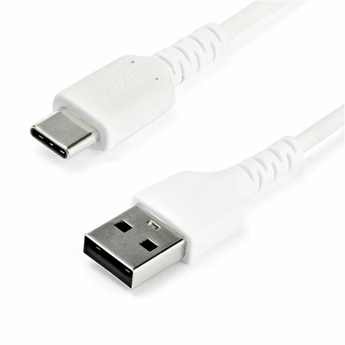 Câble USB A vers USB C Startech RUSB2AC1MW           Blanc