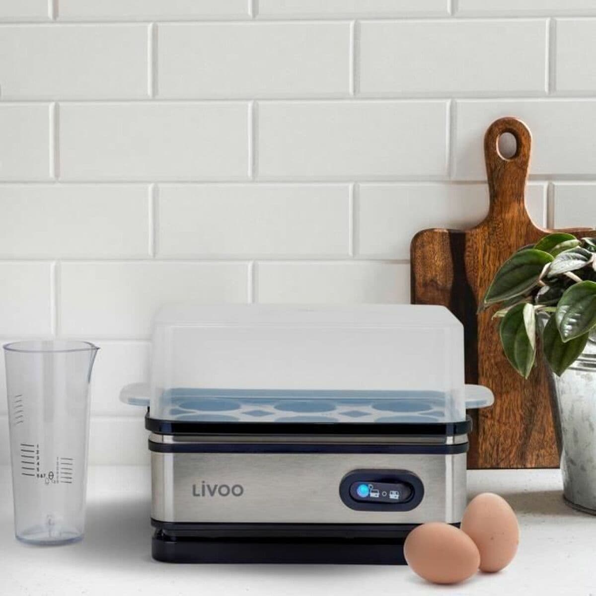 Kuhalo za jaja Livoo DOC290 Čelik 400 W - Image 6
