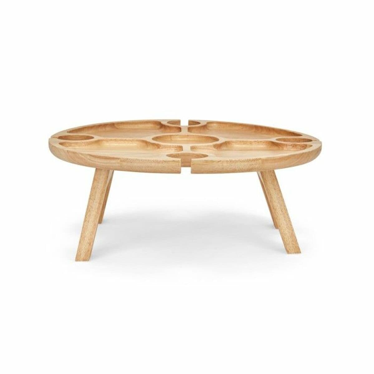 Snacksbricka Livoo MES150 Beige Rund - Image 4