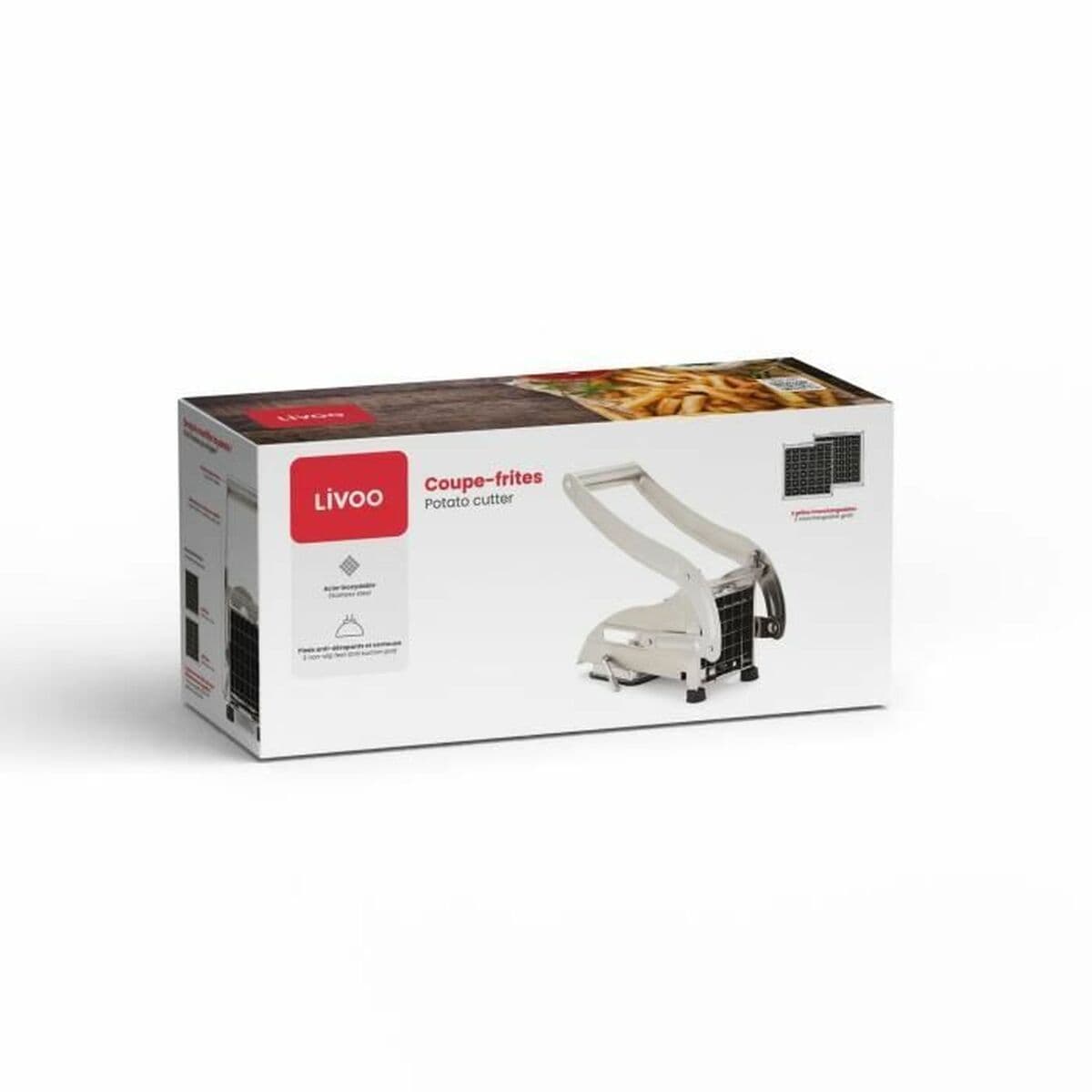 Aardappelsnijder Livoo Zilverkleurig - Image 5