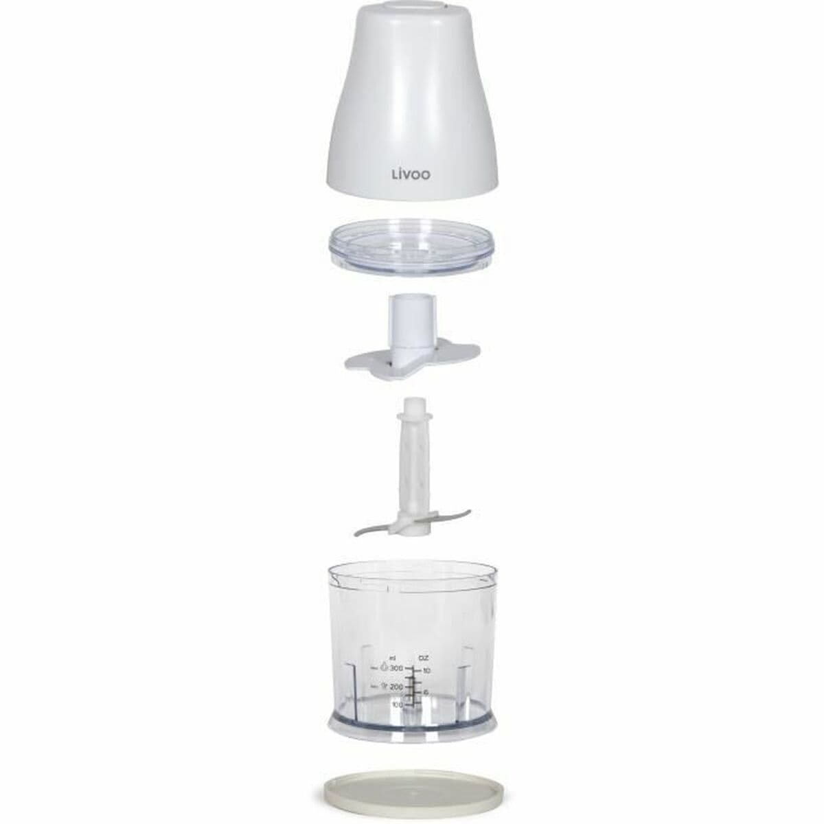 Młynek do Mięsa Livoo Chopper Biały 400 W Stal nierdzewna - Image 3