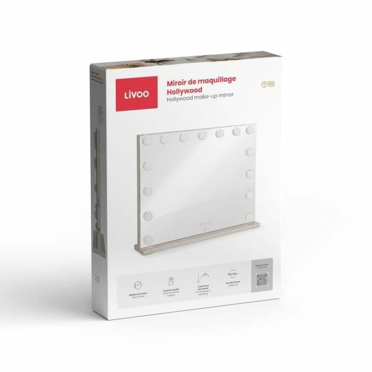 Suurendava Peegel Livoo DOS207 Valge Peegel - Image 4