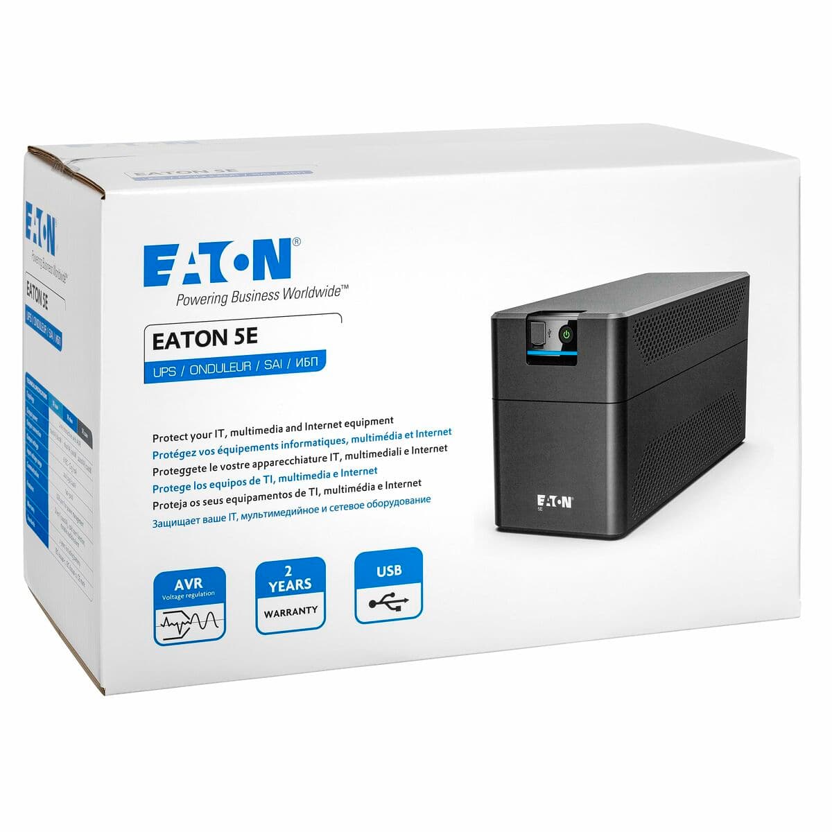 Système d'Alimentation Sans Interruption Interactif Eaton 5E Gen2 1200 USB - Image 4