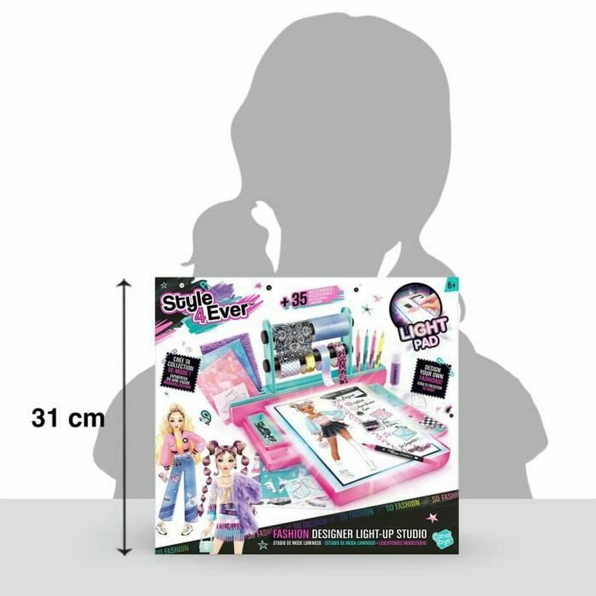 Ołówki Canal Toys Niebieski Różowy Plastikowy - Image 4