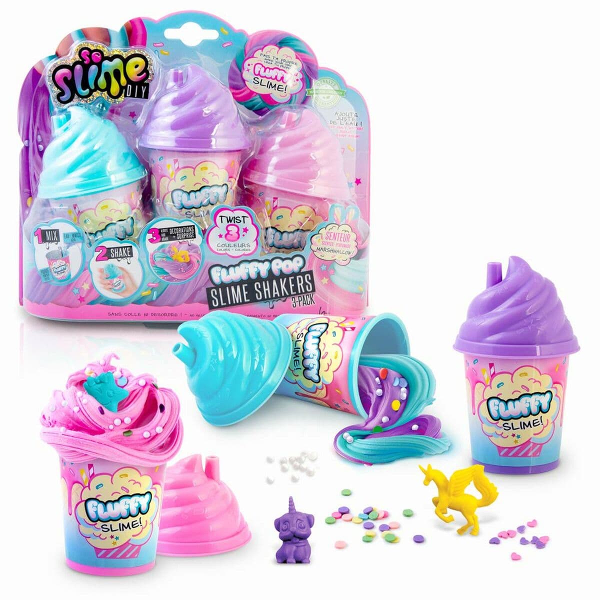 Plasticine Spel Canal Toys Fluffy Slime Kit 