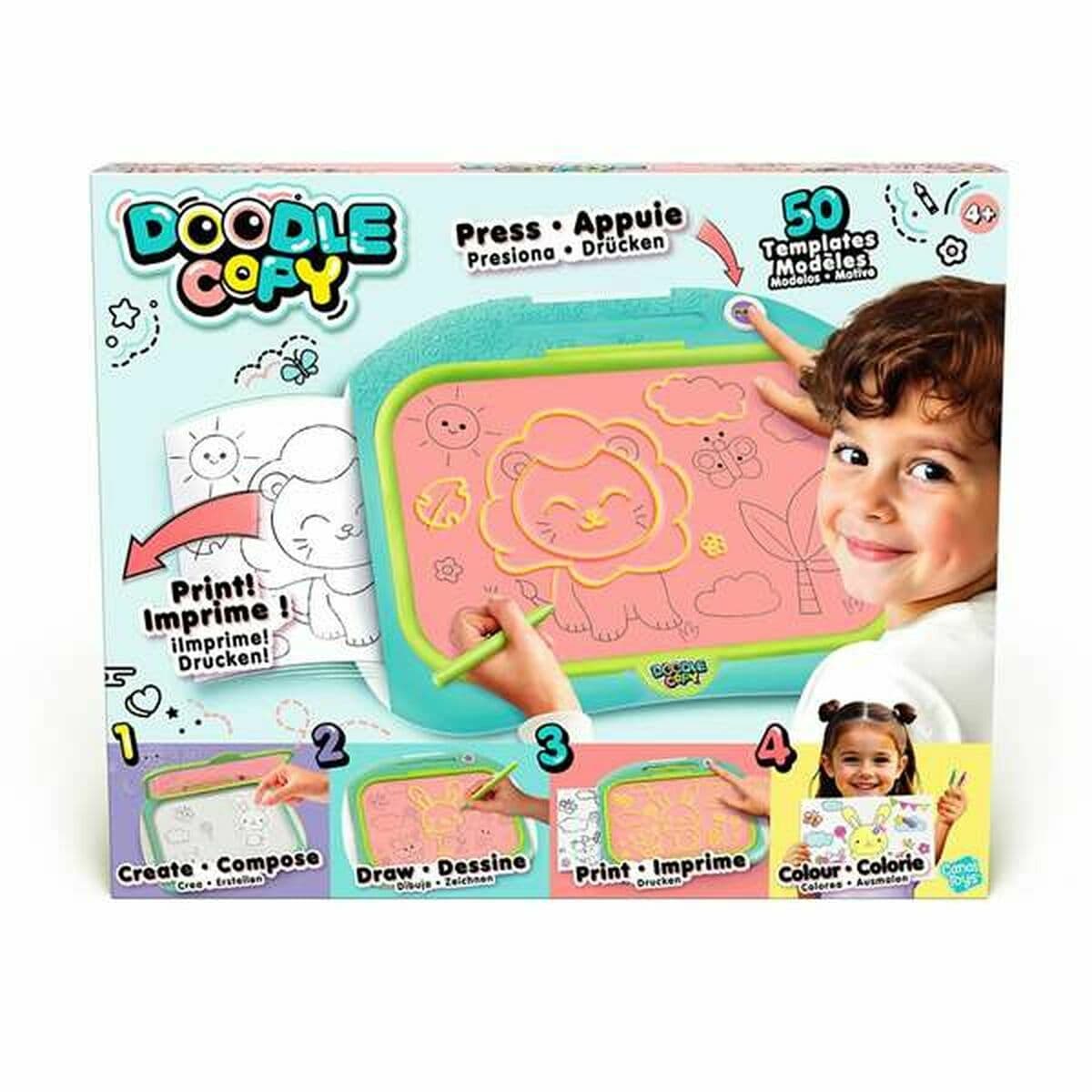 Lenta du viename Canal Toys Doodle Copy Mėlyna Plastmasinis 40 x 33 x 6 cm - Image 9