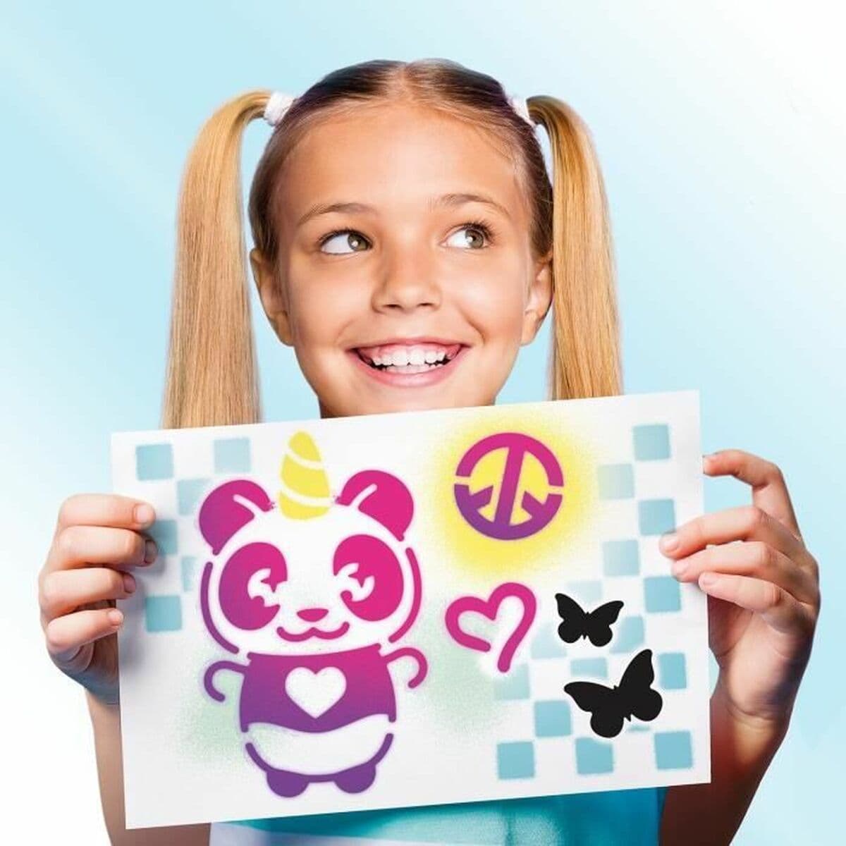 Set de pintura Canal Toys Airbrush Art Poster Creation Blanco 20 x 6 x 25 cm - Image 2