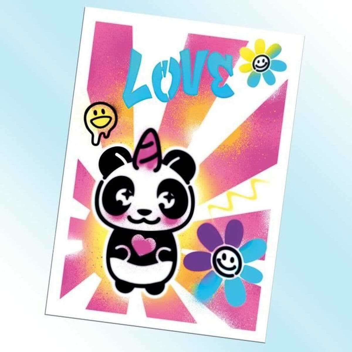 Set de pintura Canal Toys Airbrush Art Poster Creation Blanco 20 x 6 x 25 cm - Image 4