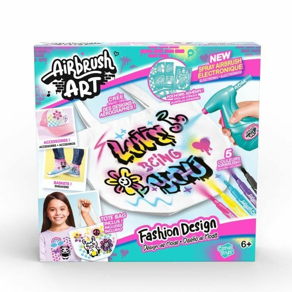Set de Escritura Canal Toys Airbrush Art - Image 3