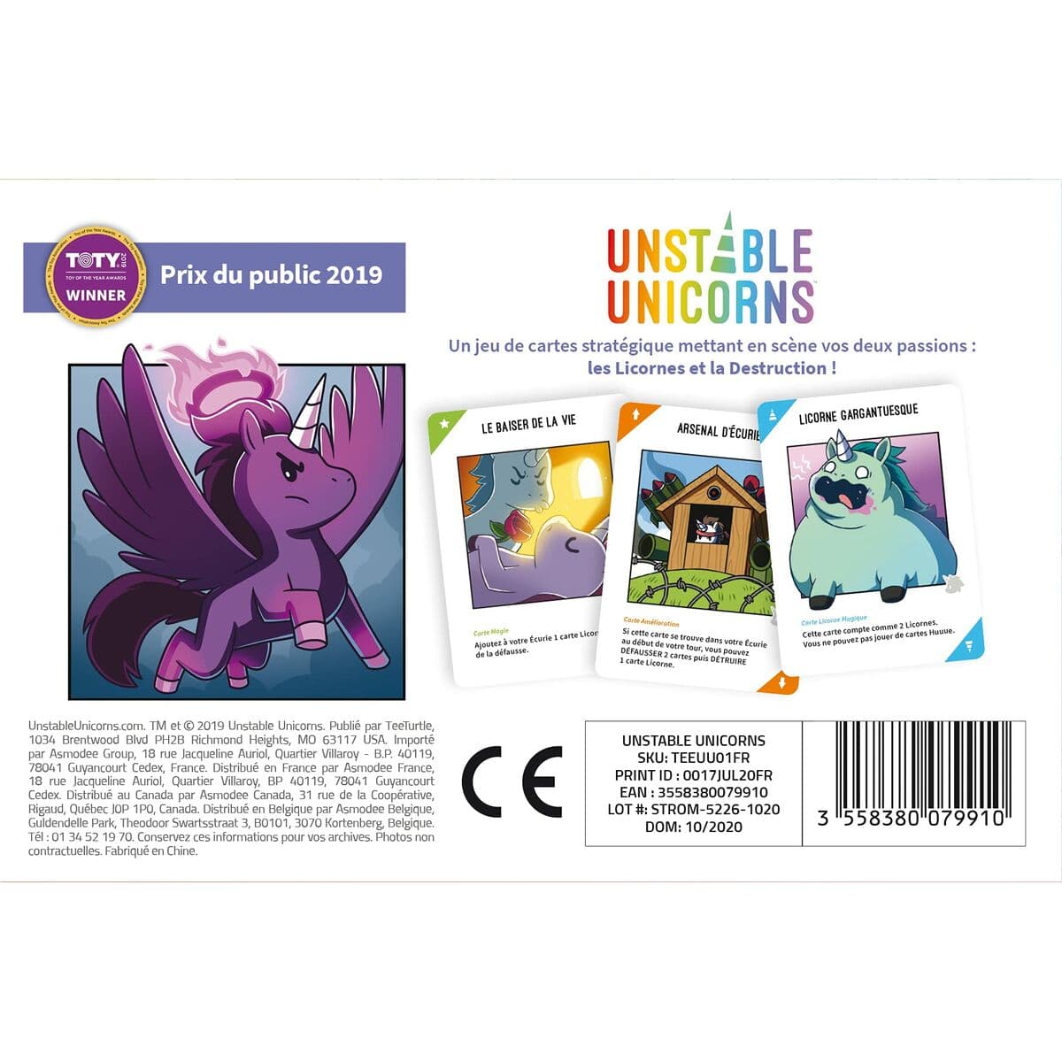 Juego de Mesa Asmodee Unstable Unicorns 10 x 4 x 15 cm - Image 3