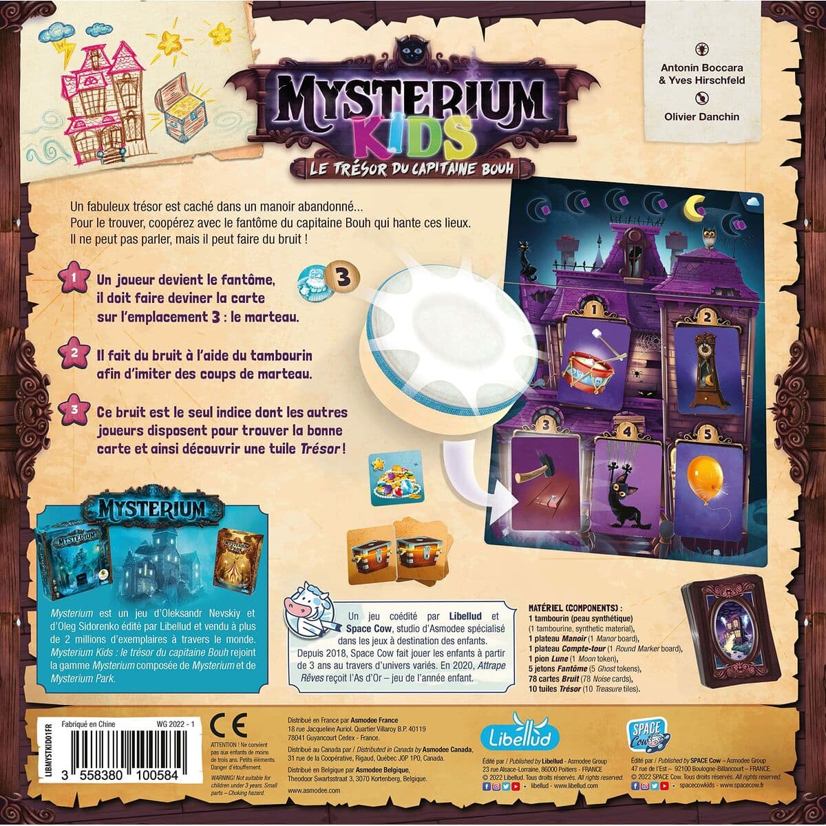 Juego de Mesa Asmodee Mysterium Kids: Le Trésor du Capitaine Bouh Francés - Image 4