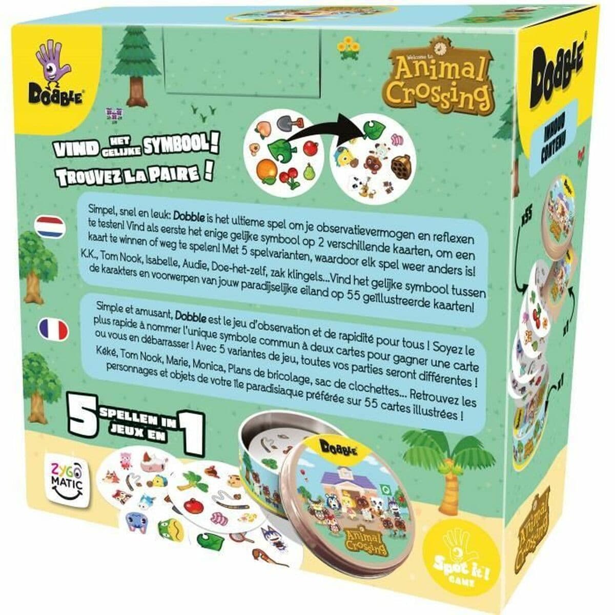 Board game Asmodee Dobble : Animal Crossing 14 x 9 x 14 cm - Image 3