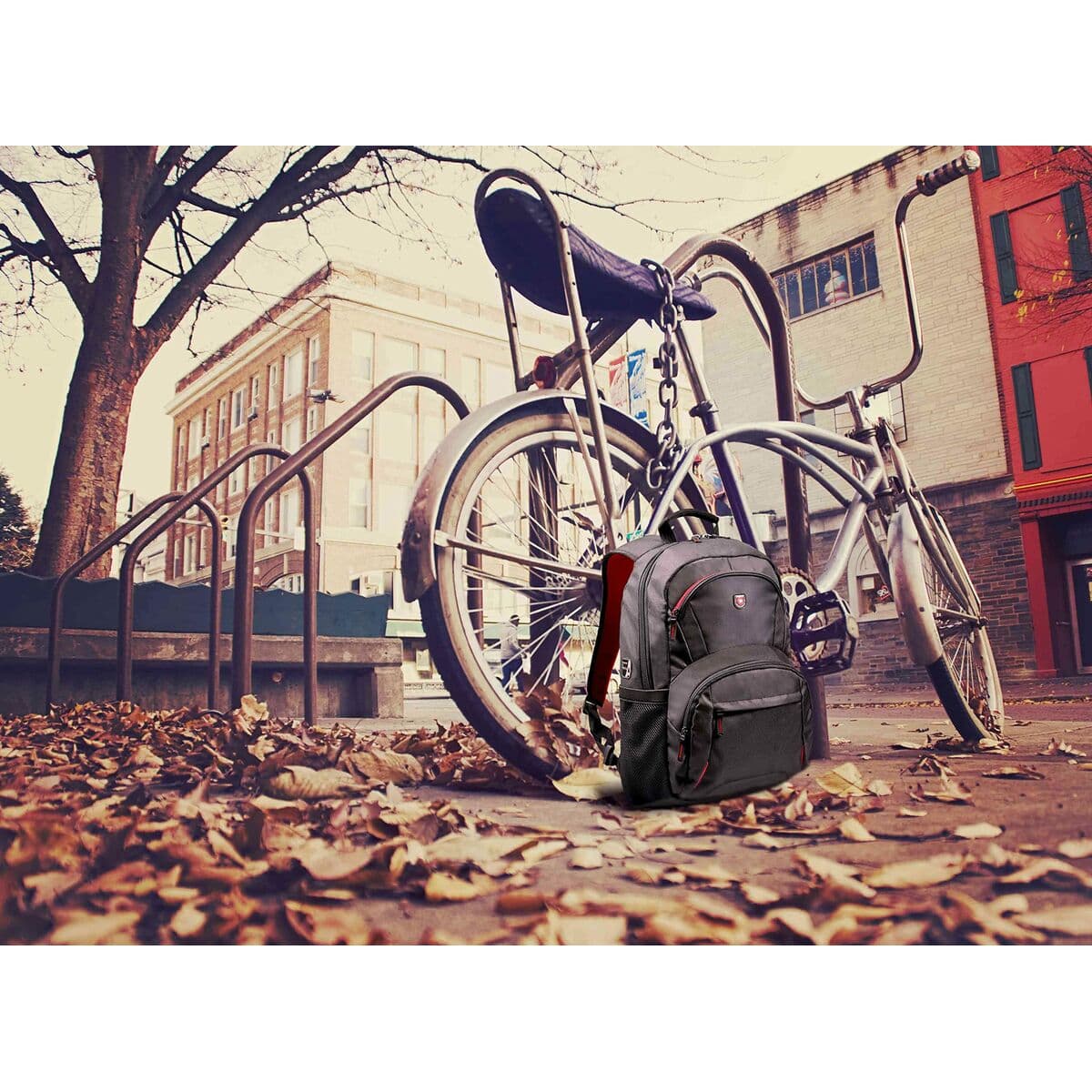 Laptopryggsäck Port Designs Houston Svart - Image 14