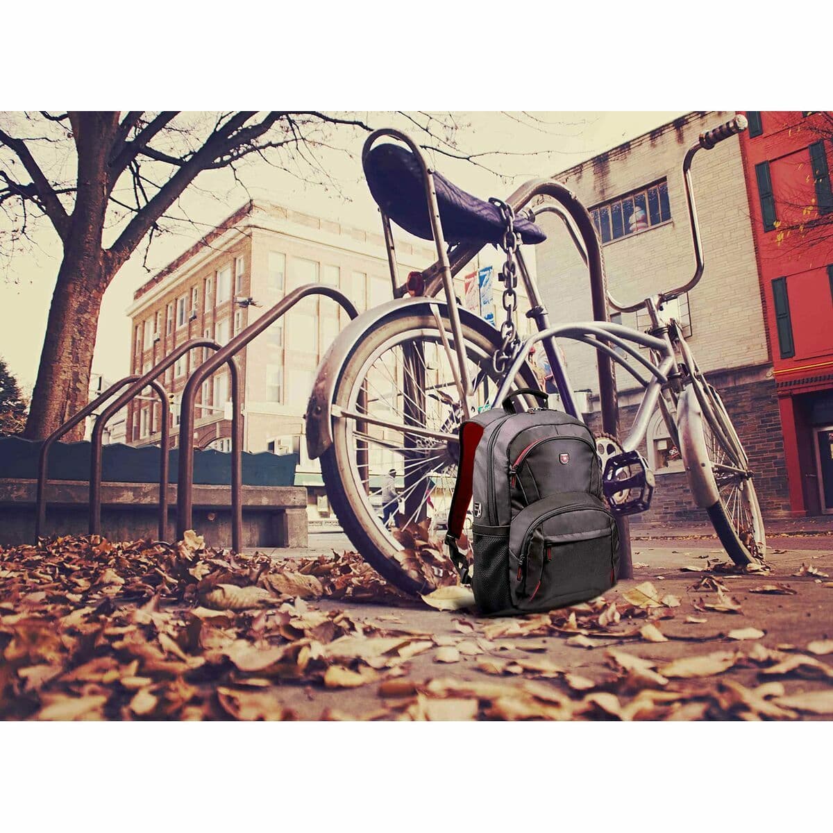 Laptopryggsäck Port Designs Houston Svart - Image 24