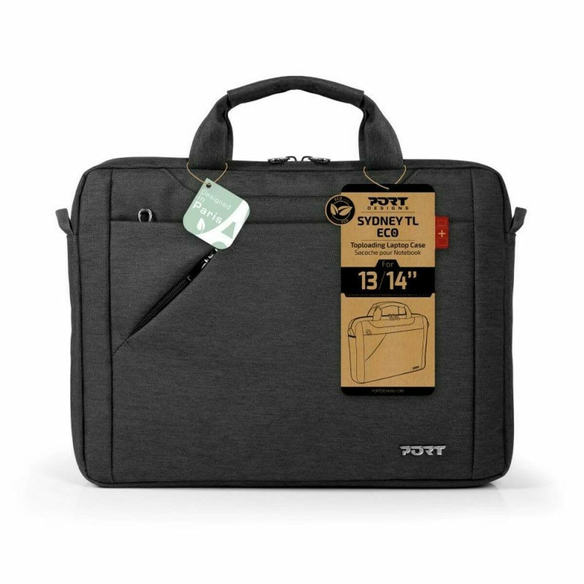 Laptoptasche Port Designs Schwarz 14" - Image 3
