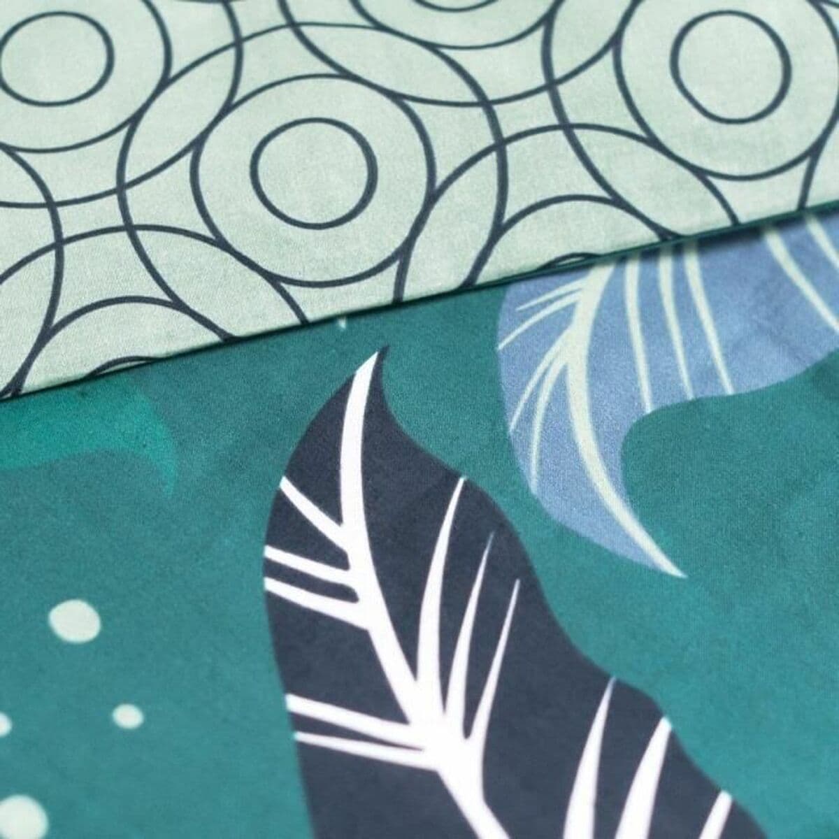 Bettbezug-Set TODAY Greene 220 x 240 cm grün 3 Stücke - Image 3