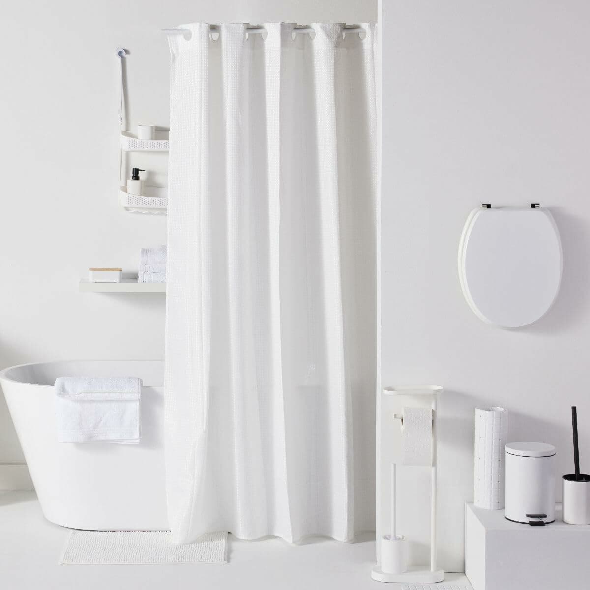 Libisemisvastane vannimatt TODAY HOY - UTILITY 40 x 60 cm Valge polüpropüleen - Image 6