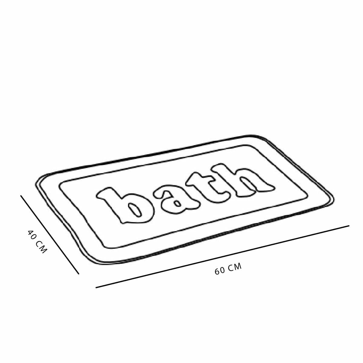 Antislipmat voor in bad TODAY Bath PVC 40 x 60 cm Wit - Image 7