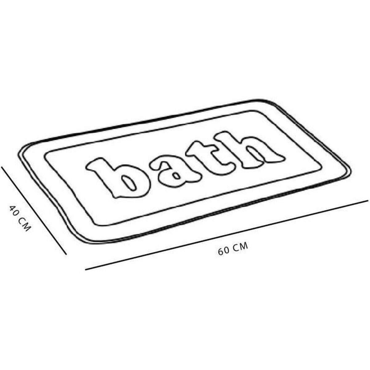 Antislipmat voor in bad TODAY Bath PVC 40 x 60 cm Wit - Image 4