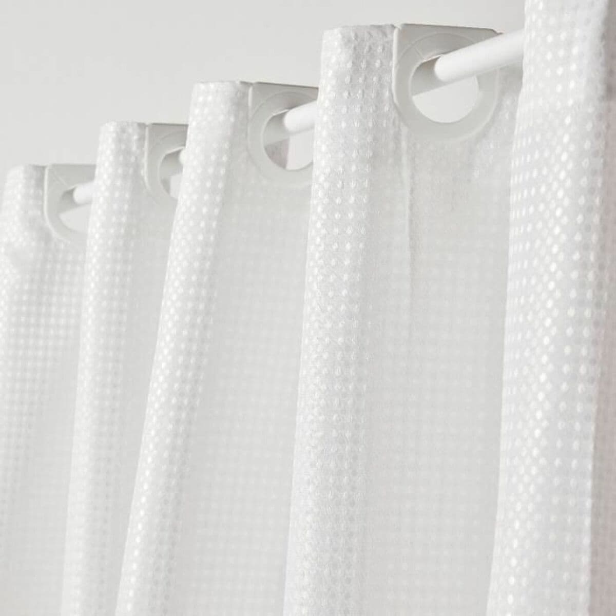 Duššikardin TODAY Valge Polüester 180 x 200 cm (12 Ühikut) - Image 2