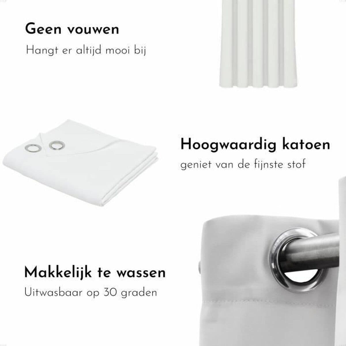 Užuolaidos TODAY  Essential Balta 140 x 240 cm - Image 5