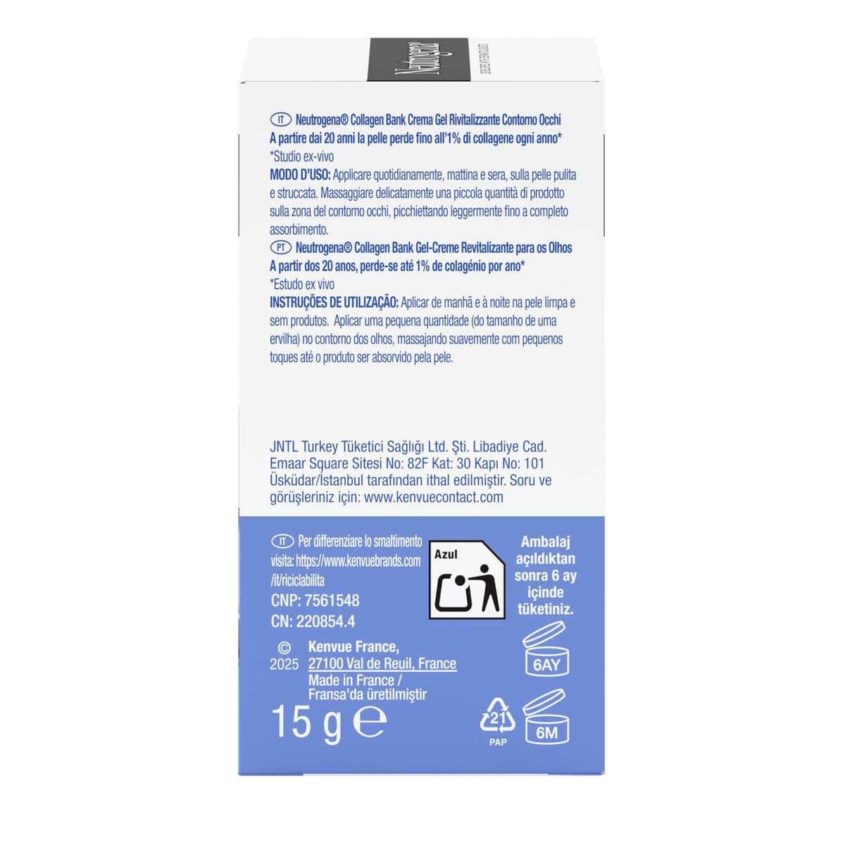 Contorno de Ojos Neutrogena COLLAGEN BANK 15 ml - Image 3