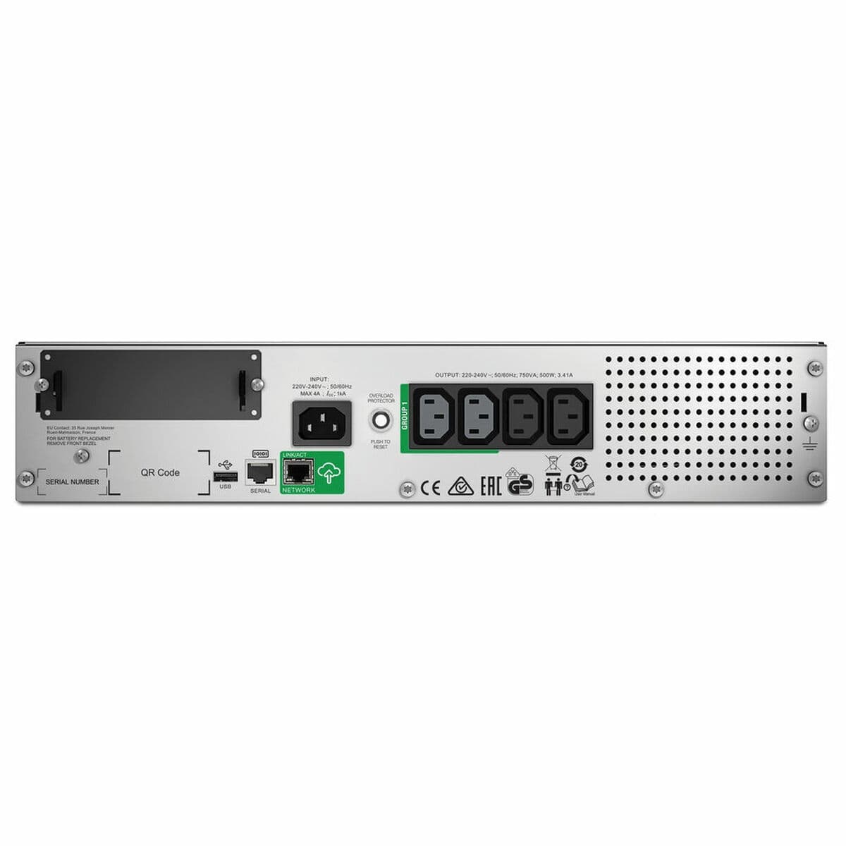 Sistem de Alimentare Neîntreruptă Interactiv APC SMT750RMI2UC 500 W - Image 2