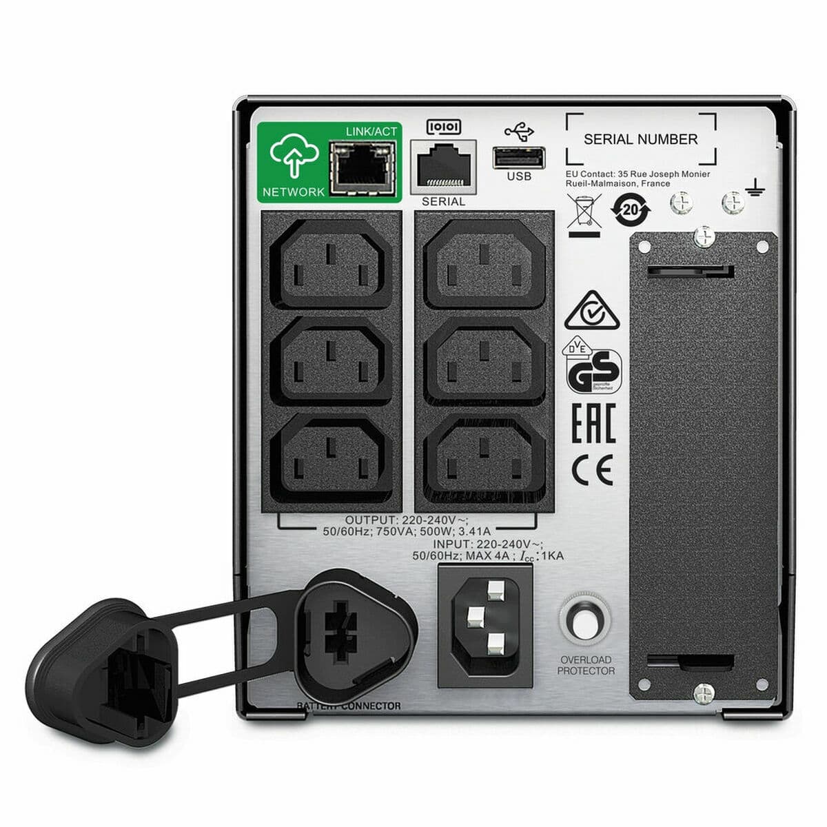Système d'Alimentation Sans Interruption Interactif APC SMT750IC             - Image 2