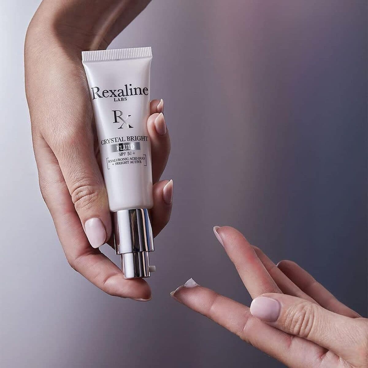 dieninis kremas Rexaline Crystal Bright Spf 50+ 30 ml Hialurono rūgštis - Image 5