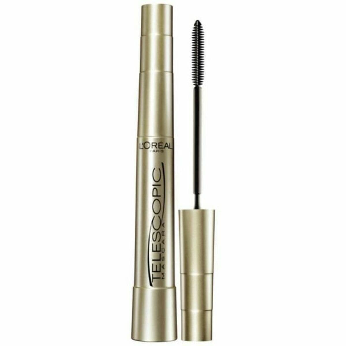 Skropstu tuša L'Oreal Make Up False Lash Telescopic Gold Melns 8 ml