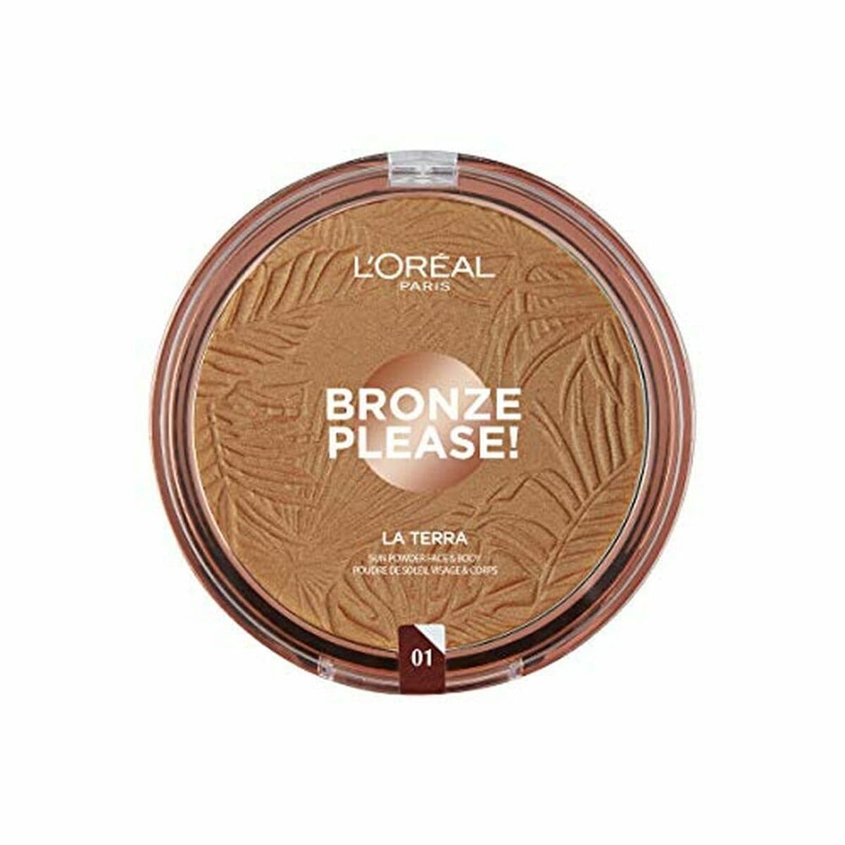 Kompakt pudder L'Oreal Make Up Bronze Nº 01-Light Caramel 18 g