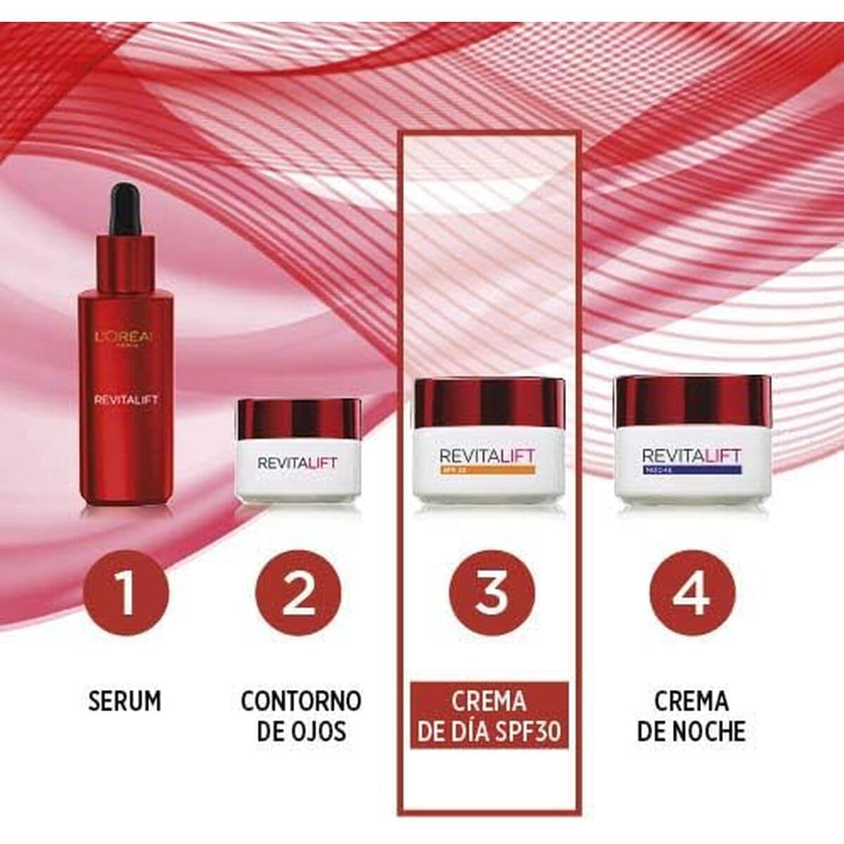 Crema Antiedad L'Oreal Make Up REVITALIFT Spf 30 50 ml - Image 3