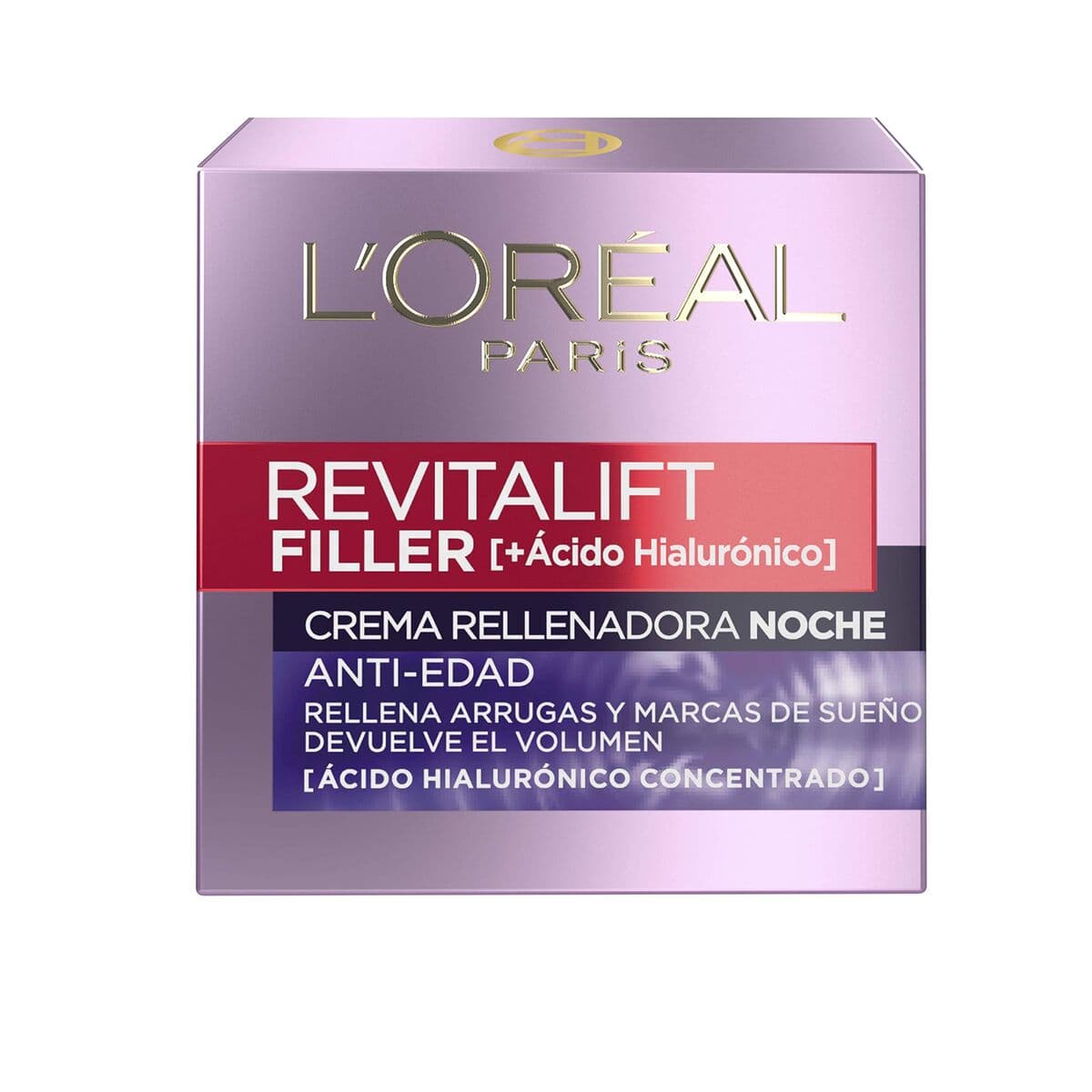 Nachtcrème L'Oreal Make Up Revitalift Filler 50 ml Met hyaluronzuur - Image 2