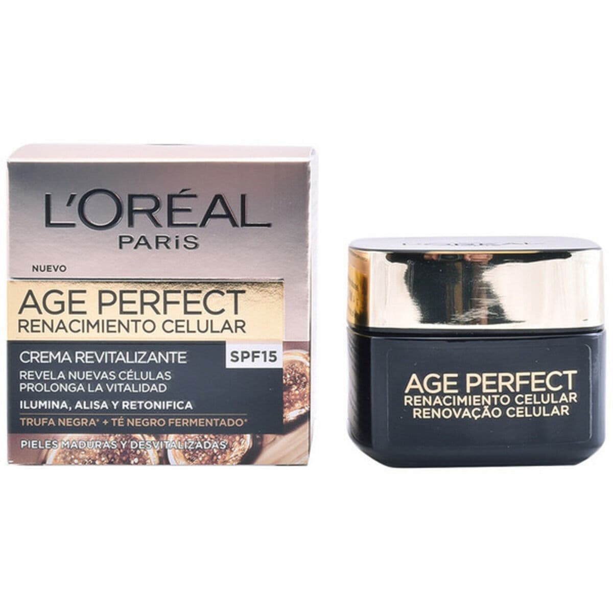 Crema de Día Nutritiva L'Oreal Make Up AGE PERFECT Spf 15 50 ml