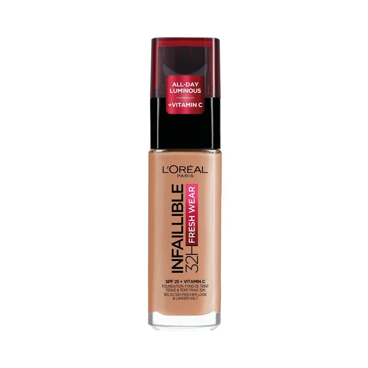 Base de Maquilhagem Cremosa L'Oreal Make Up Infaillible Nº 300-ambre Spf 25 30 ml