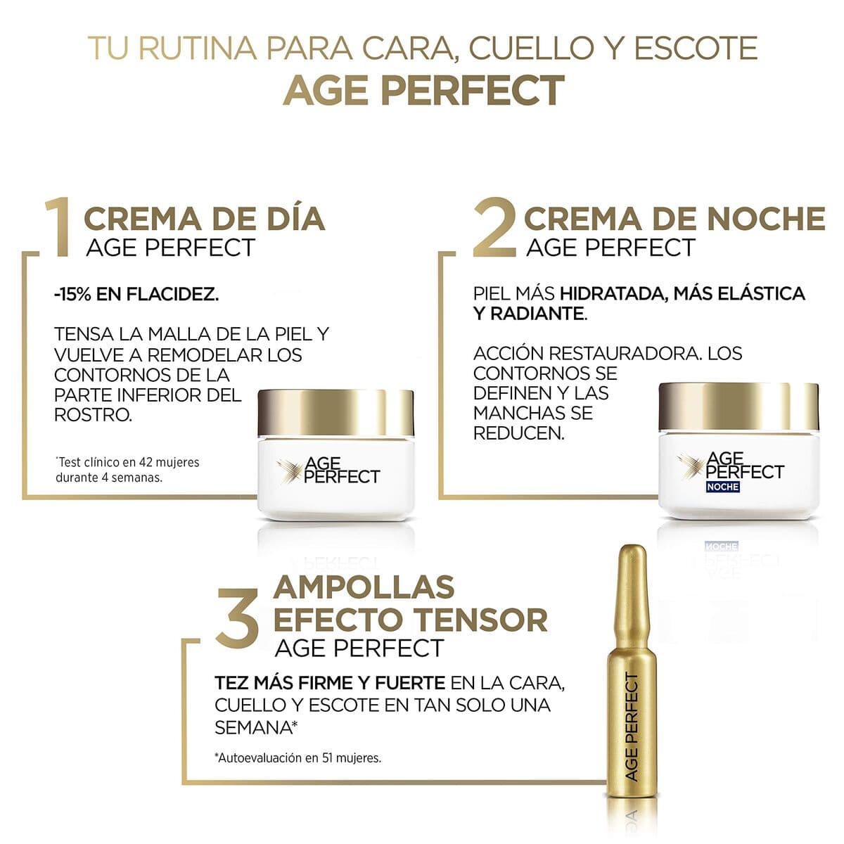 Ampollas Efecto Lifting L'Oreal Make Up Age Perfect - Image 4