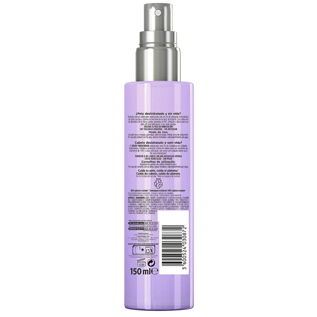 Matu Serums L'Oreal Make Up Elvive Hidra  150 ml - Image 2